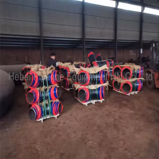 Aislamiento de agua helada con espuma de poliuretano Aislamiento de accesorios de tubería preaislados
