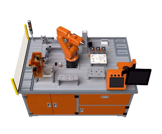 Ae Jx 06 Sistema de visión inteligente Banco de entrenamiento de detección Entrenador de tecnología para estación de trabajo universitaria